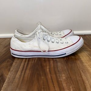 Unisex White Converse Allstars